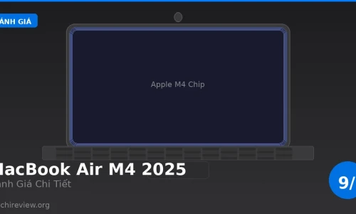 Đánh giá MacBook Air M4 2025: Laptop mỏng nhẹ tốt nhất cho sinh viên và dân văn phòng?