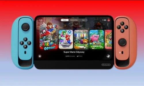 Joy-Con thế hệ mới và giao diện thư viện game trên Nintendo Switch 2