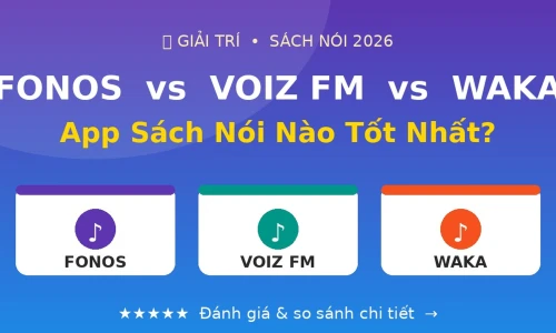 Fonos vs Voiz FM vs Waka 2026: App Sách Nói Nào Tốt Nhất?