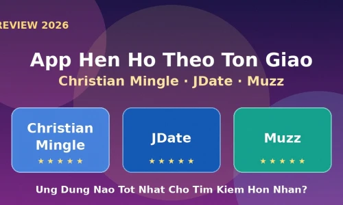 Christian Mingle vs JDate vs Muzz 2026: App Hẹn Hò Theo Tôn Giáo Nào Tốt Nhất?