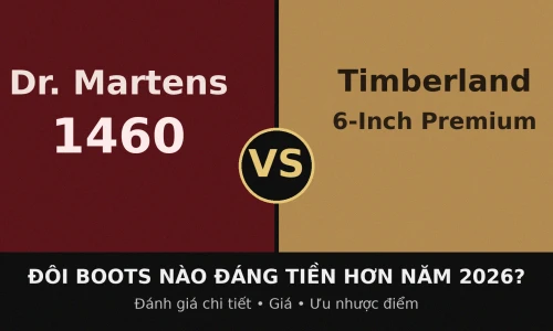 Dr. Martens 1460 vs Timberland 6-Inch: Đôi Boots Nào Đáng Tiền Hơn Năm 2026?
