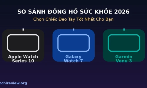 Apple Watch Series 10 vs Galaxy Watch 7 vs Garmin Venu 3: Đồng Hồ Sức Khỏe Nào Tốt Nhất Năm 2026?