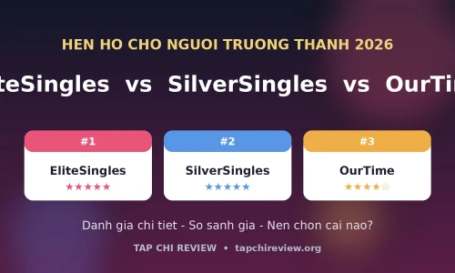 EliteSingles vs SilverSingles vs OurTime 2026: Dịch Vụ Hẹn Hò Cho Người Trưởng Thành Nào Tốt Nhất?