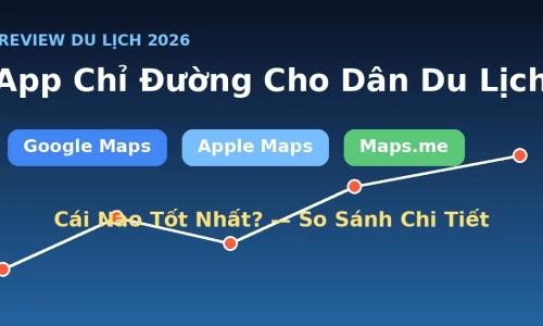 Google Maps vs Apple Maps vs Maps.me: App Chỉ Đường Cho Dân Du Lịch Nào Tốt Nhất Năm 2026?