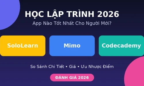 SoloLearn vs Mimo vs Codecademy: App Học Lập Trình Nào Tốt Nhất Cho Người Mới Bắt Đầu Năm 2026?
