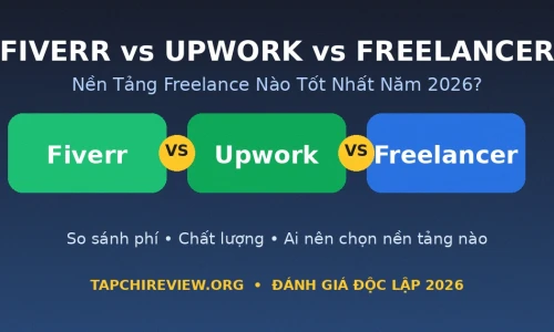 Fiverr vs Upwork vs Freelancer: Nền Tảng Freelance Nào Tốt Nhất Năm 2026?