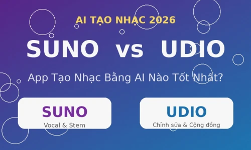 Suno vs Udio 2026: App Tạo Nhạc Bằng AI Nào Tốt Nhất?