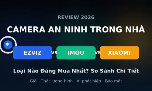 Camera An Ninh Trong Nhà 2026: Ezviz vs Imou vs Xiaomi — Loại Nào Đáng Mua Nhất?