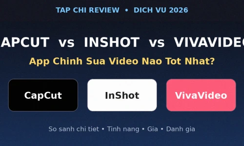 CapCut vs InShot vs VivaVideo: App Chỉnh Sửa Video Nào Tốt Nhất Năm 2026?
