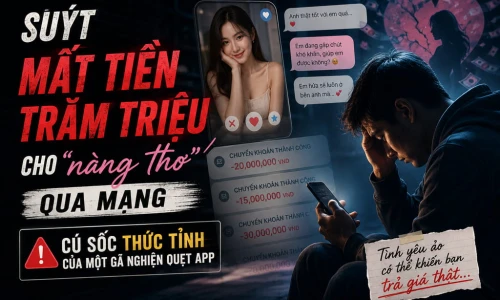 Suýt mất tiền trăm triệu cho "nàng thơ" qua mạng: Cú sốc thức tỉnh của một chàng trai nghiện quẹt app