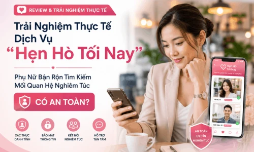 Trải Nghiệm Thực Tế Dịch Vụ "Hẹn Hò Tối Nay": Phụ Nữ Bận Rộn Tìm Kiếm Mối Quan Hệ Nghiêm Túc Có An Toàn?